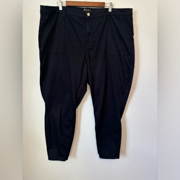 7 For All Mankind Jen 7 Black Ankle Skinny High Waisted Soft Stretch Jeans 22 - Picture 3 of 9